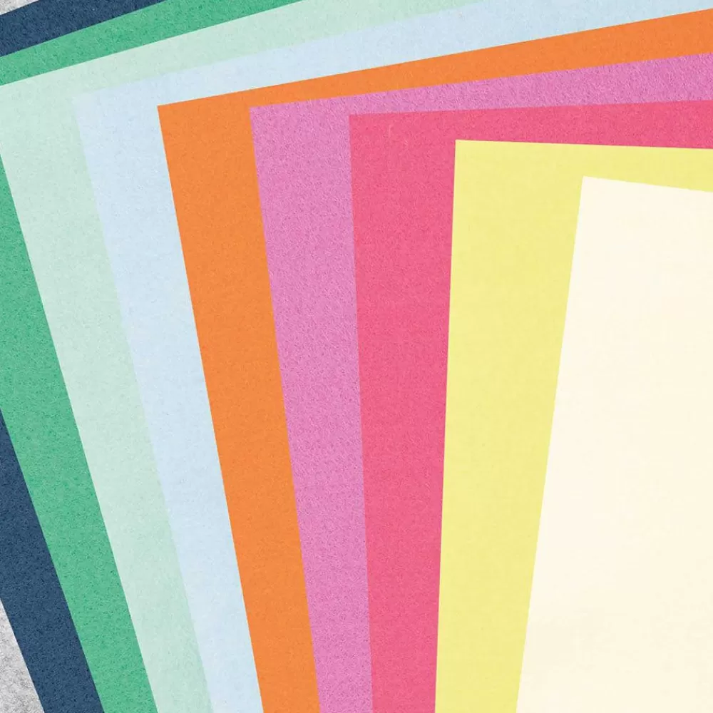Fashion 10 Sheets Of Colored Felt Arts & Crafts