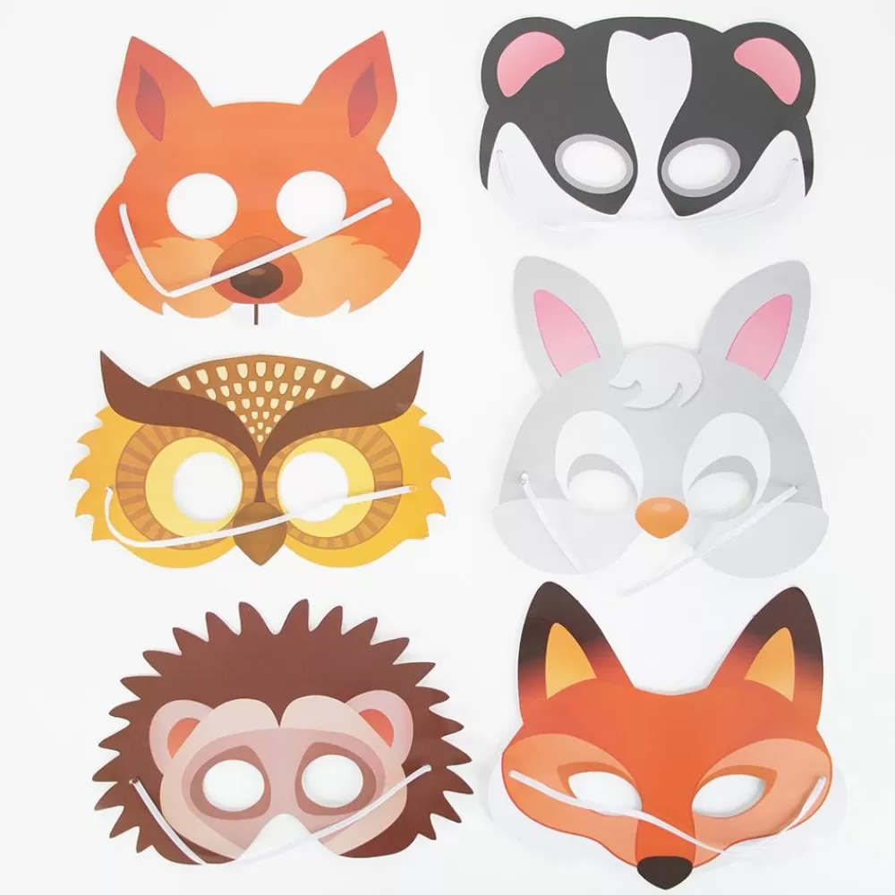 Shop 12 Forest Animal Masks Small Toys