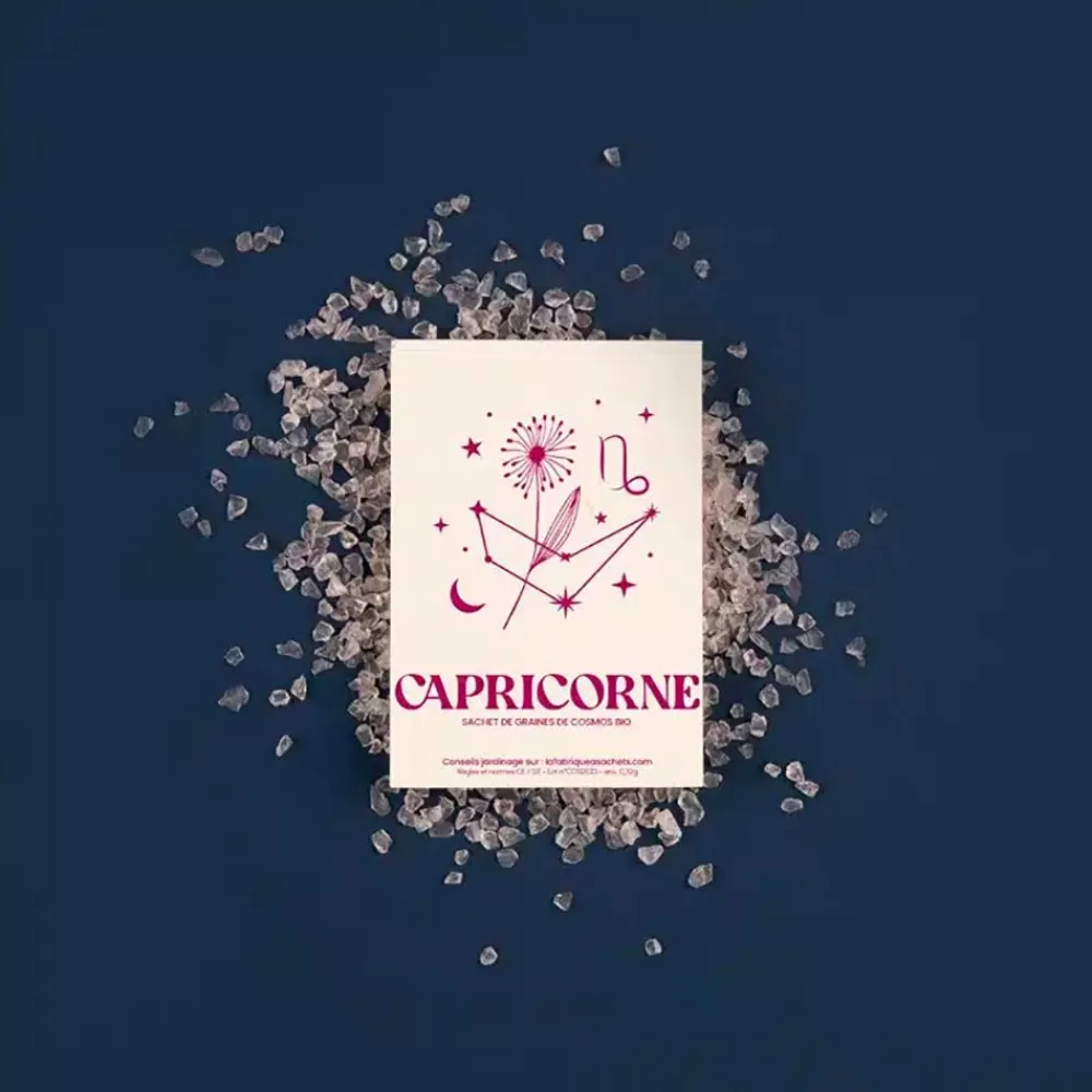 Shop 1 Bag Of Astrological Sign Seeds - Capricorn Greeting Cards