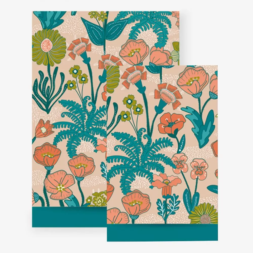 Flash Sale 1 Multicolored Vintage Flower Paper Pouch Gift Bags