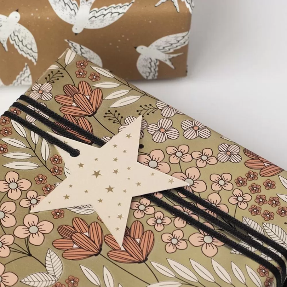 Shop 1 Roll Of Vintage Flower Wrapping Paper Gift Wrap