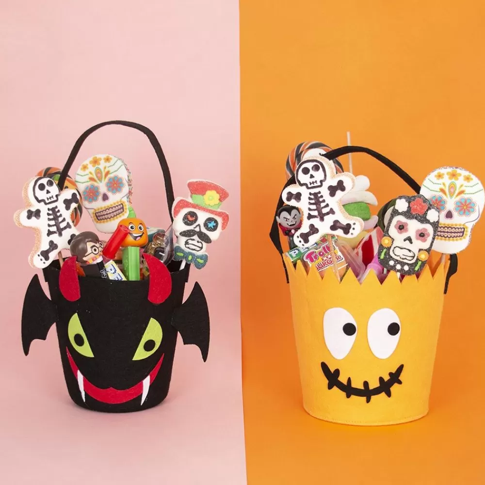 Sale 1 Vampire Felt Basket Gift Bags