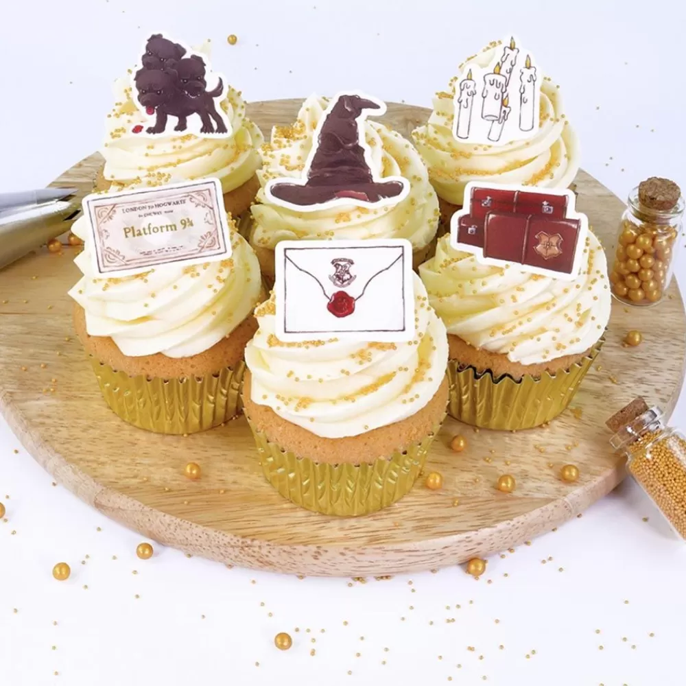 Discount 24 Decorations Feuille En Sucre Harry Potter Edible Decoration
