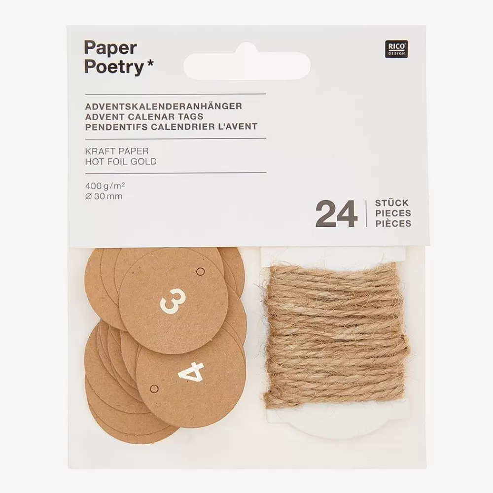 Best Sale 24 Kraft Gift Tags Gift Tags
