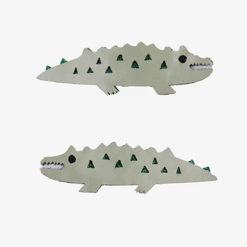 Hot 2 Crocodile Barrettes Accessories