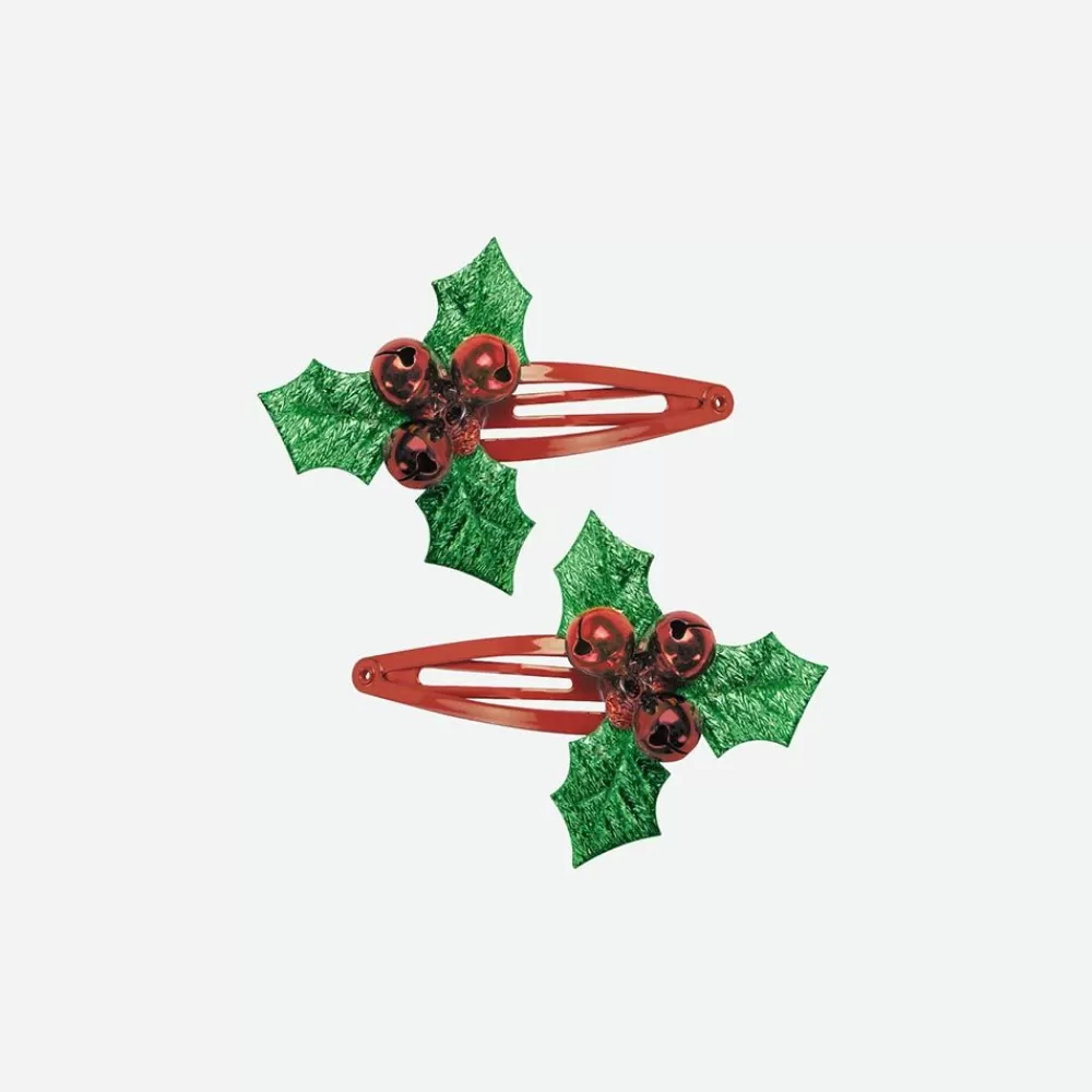 Discount 2 Holly Barrettes Accessories