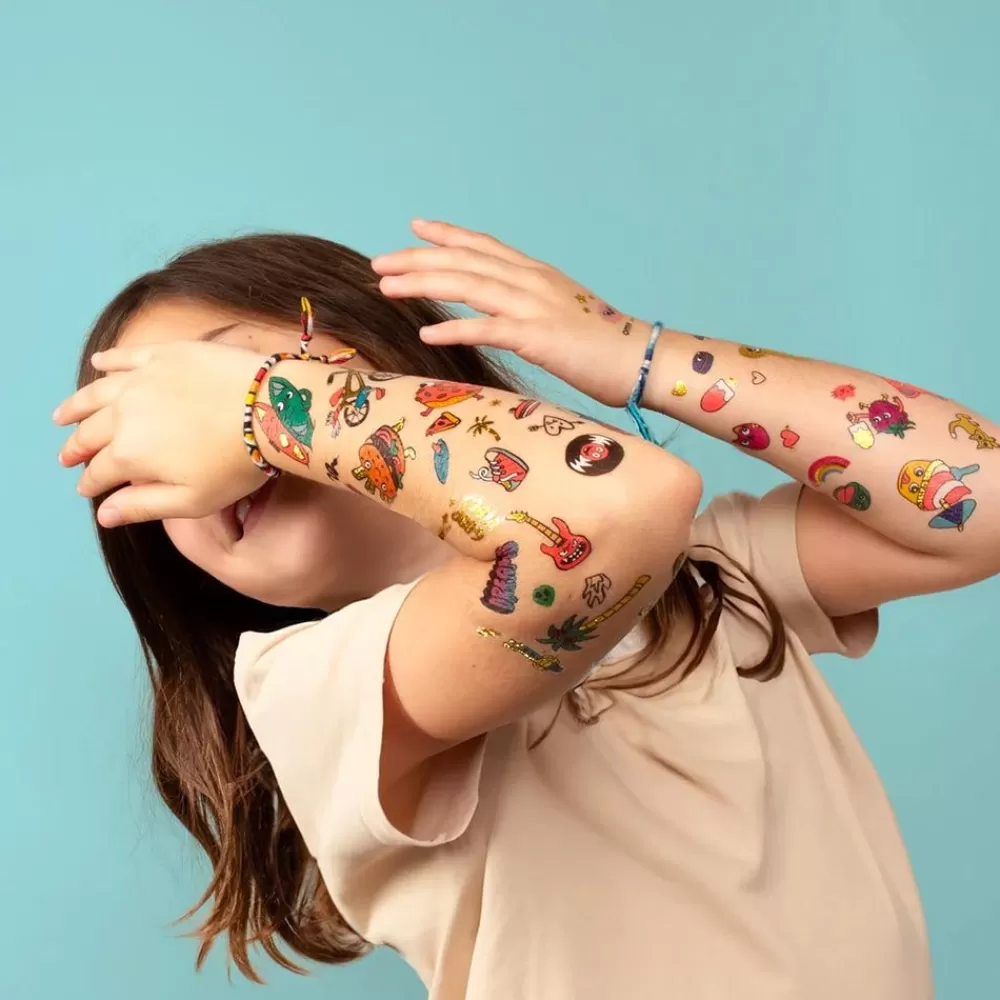 Online 2 Sheets Of Kawaii Tattoos Temporary Tattoos