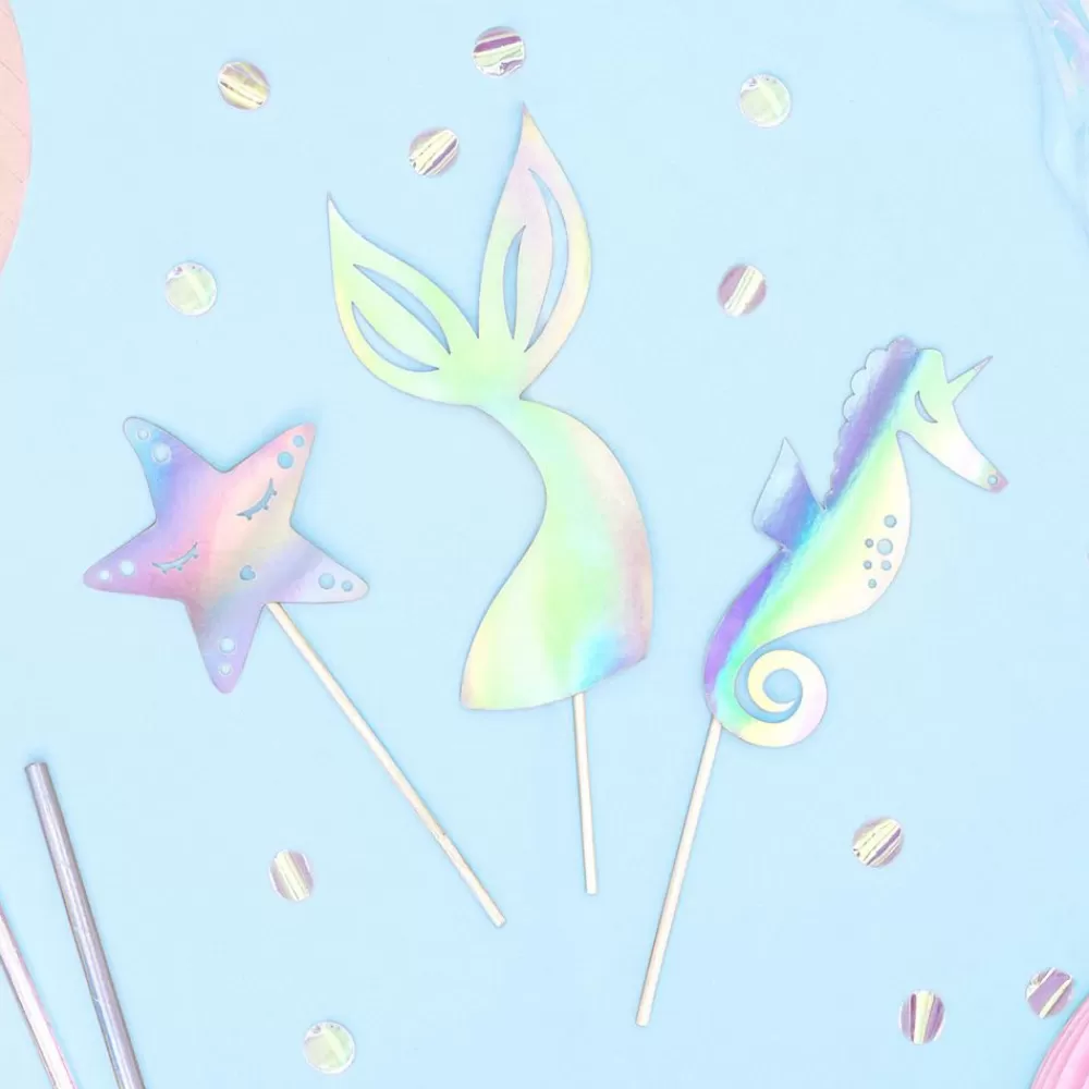 Flash Sale 3 Mermaid Toppers Cake Toppers