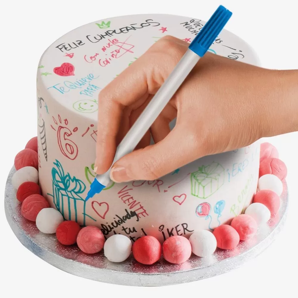 Best Sale 4 Multicolored Food Markers Edible Decoration
