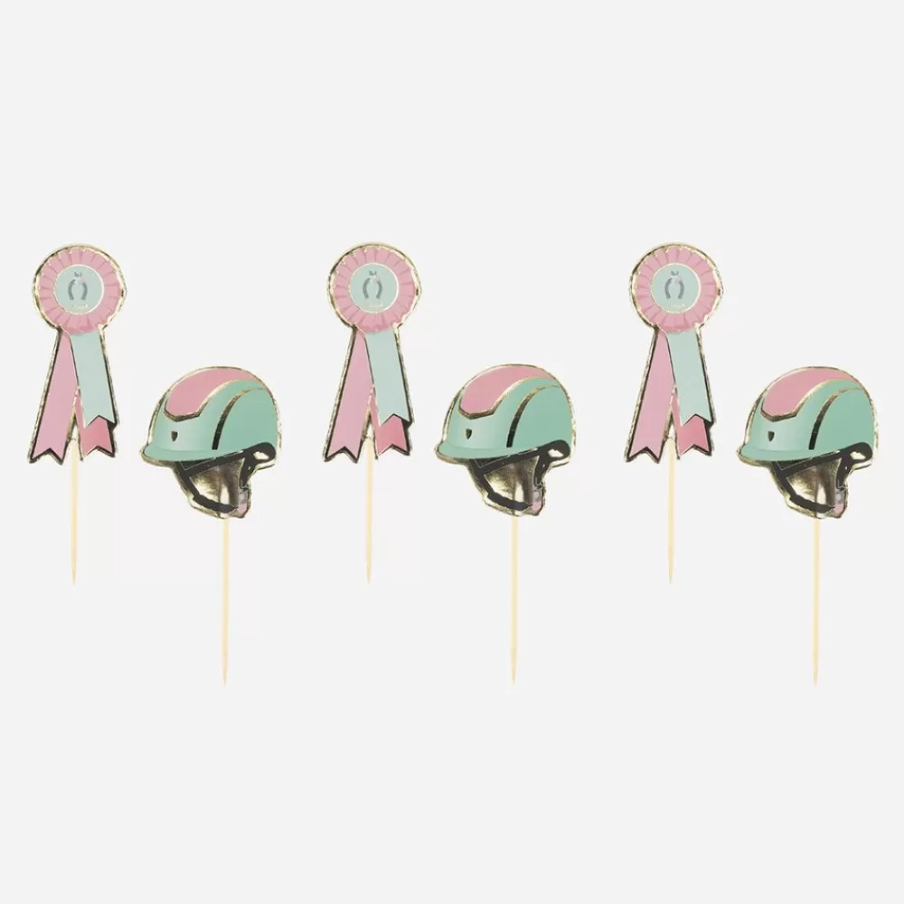 Hot 6 Horse Riding Toppers Cake Toppers