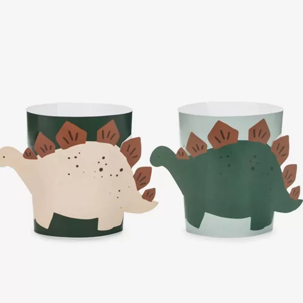 Fashion 6 Sleeves For 3D Dinosaur Cups Cups