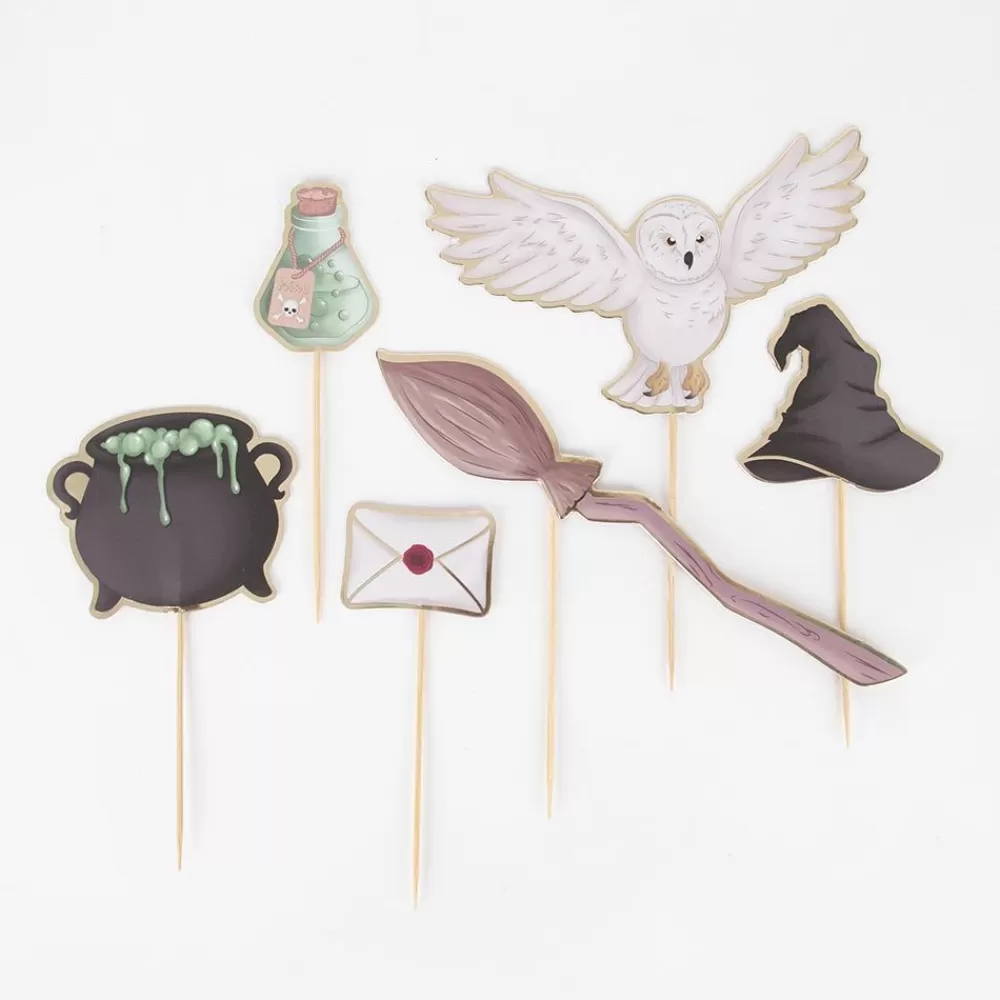 Flash Sale 6 Sorcerer'S Apprentice Toppers Cake Toppers