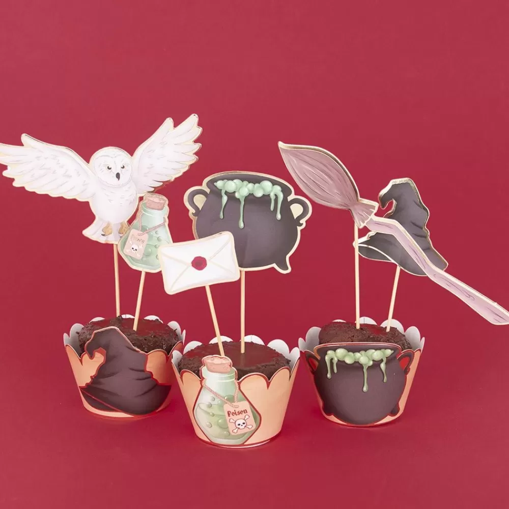 Flash Sale 6 Sorcerer'S Apprentice Toppers Cake Toppers