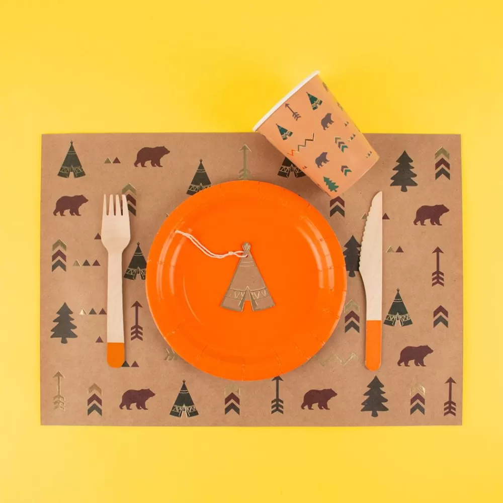 Fashion 8 Gift Tags Indian Teepee Place Marks
