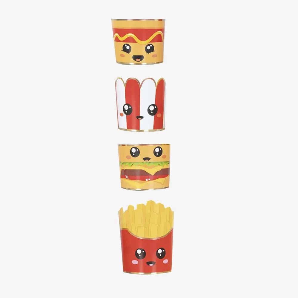 Clearance 8 Junk Food Decorations For Cups Cups