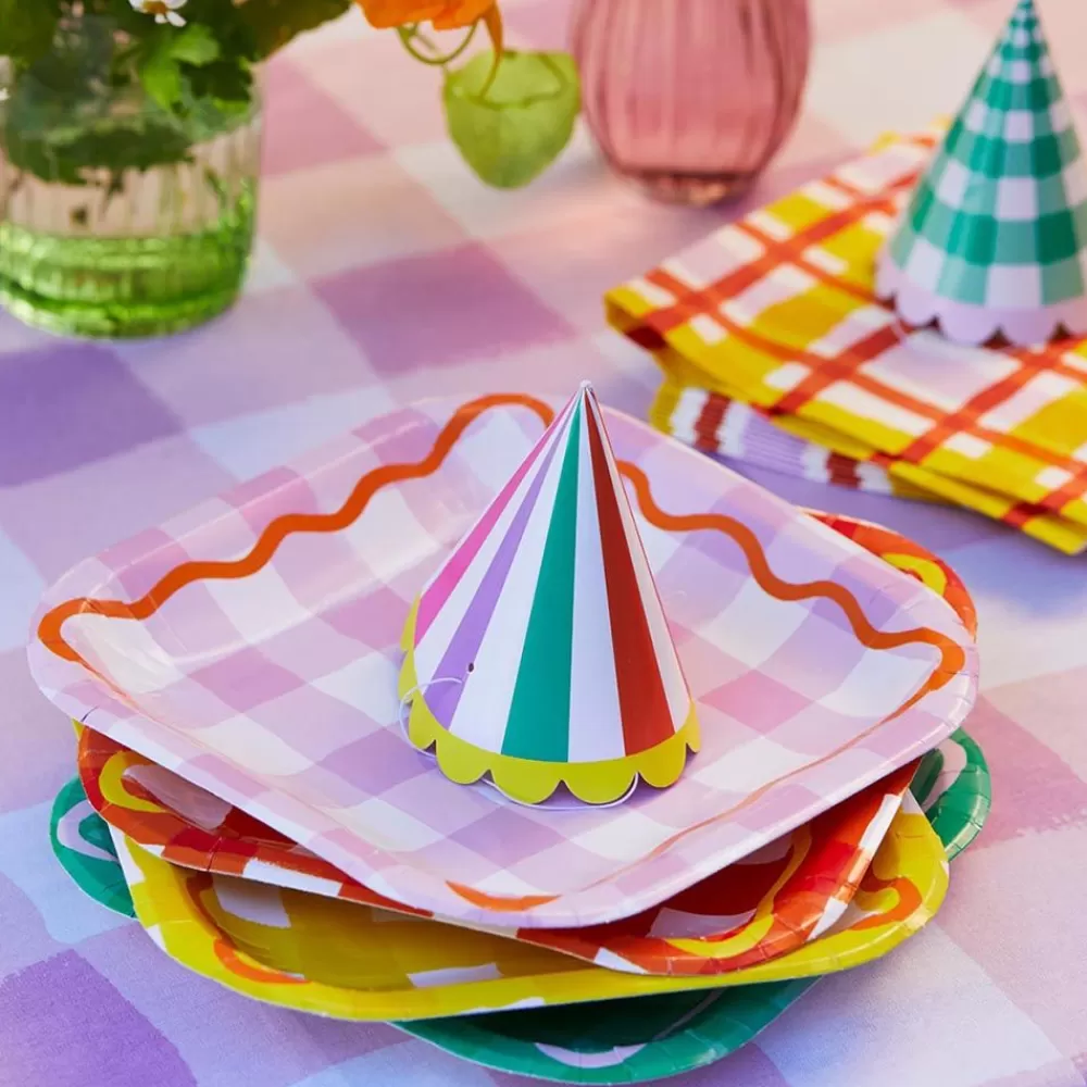 Hot 8 Mini Multi-Colored Pointed Hats Pointed Hats