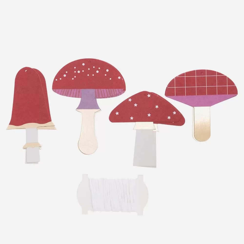 Fashion 8 Mushroom Gift Tags Gift Tags