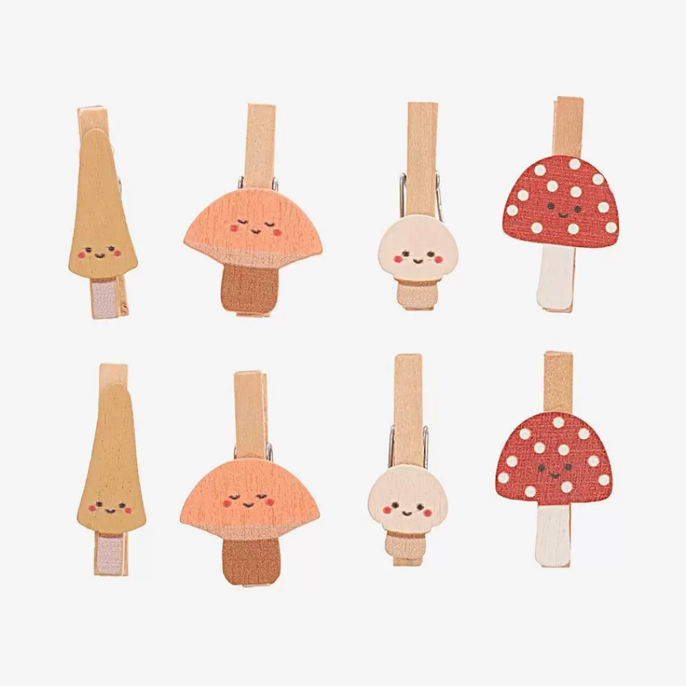 Best 8 Wooden Mushroom Tongs Gift Tags