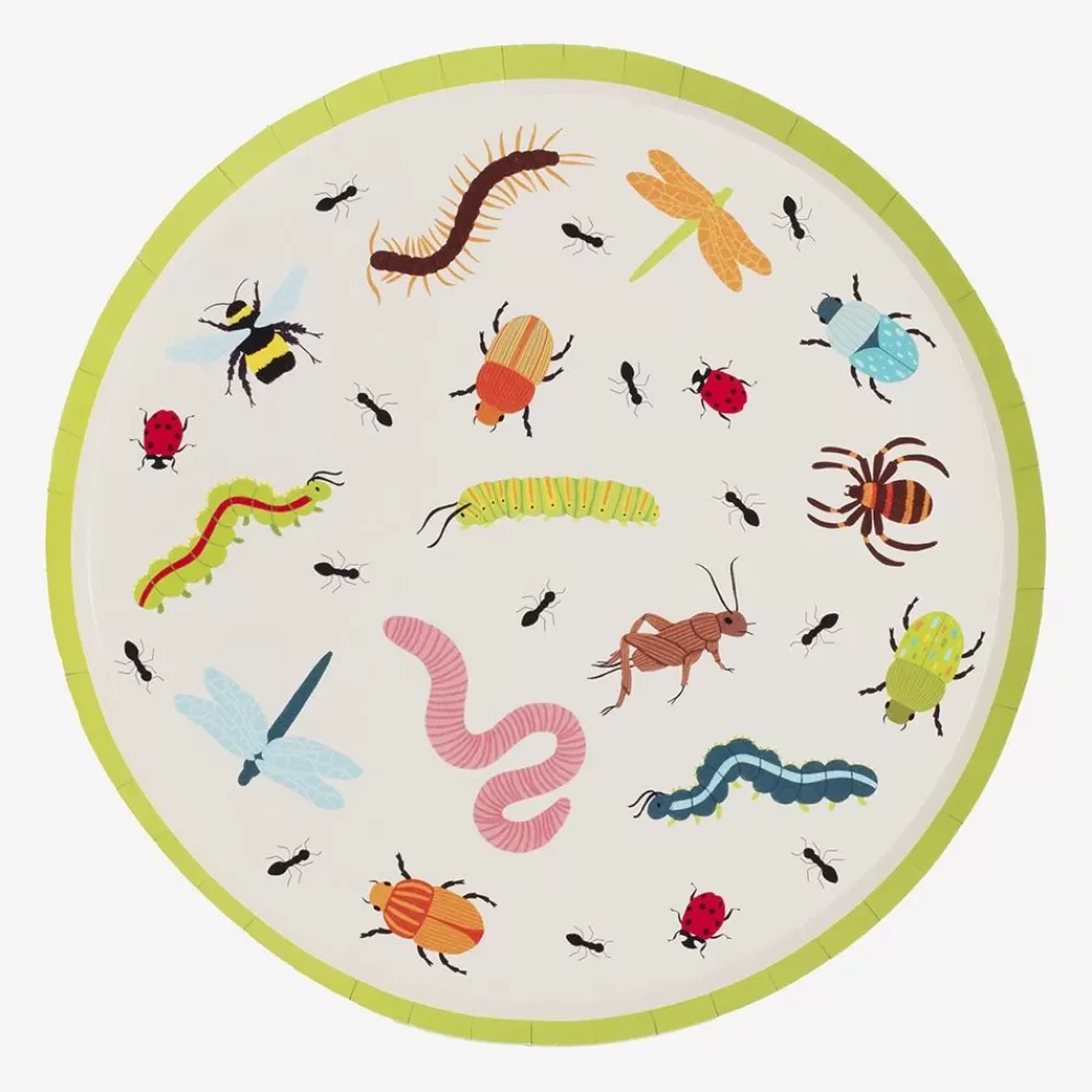 Clearance Assiette En Carton : 8 Assiettes Insectes Plates