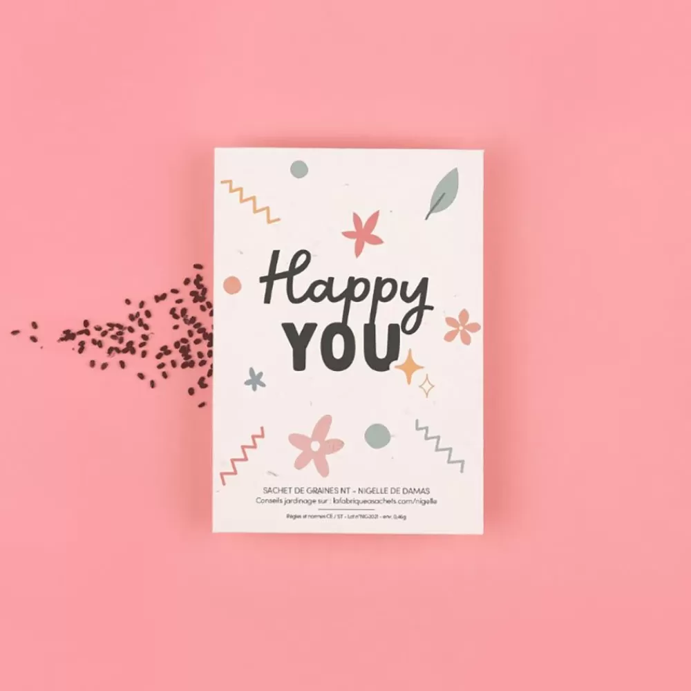 New Bag Of Seeds: Happy You Greeting Cards