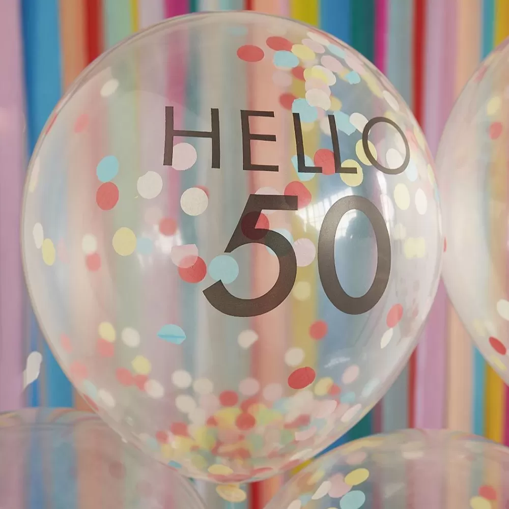 New Balloons: 5 Balloons 50 Years Patterned Balloons