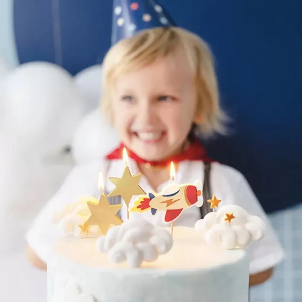Clearance Birthday Candle: 3 Airplane Candles Birthday Candles