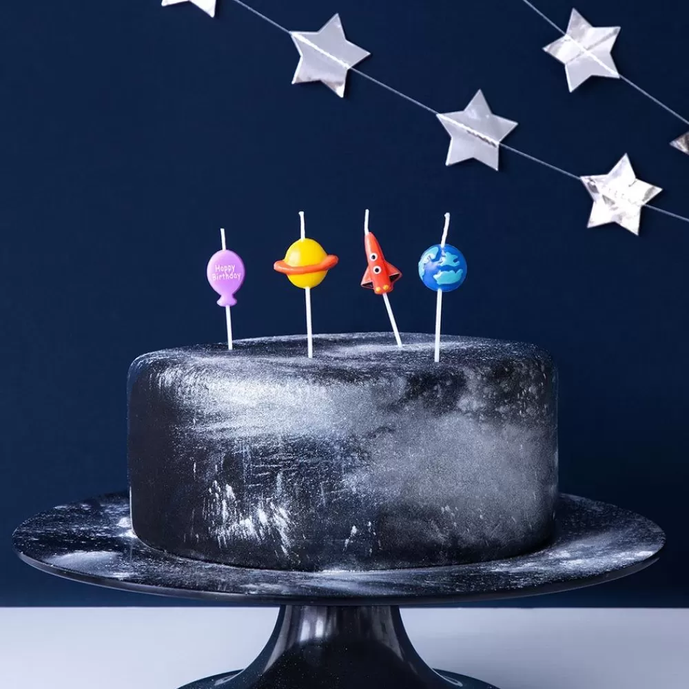 Cheap Birthday Candle: 4 Space Candles Birthday Candles