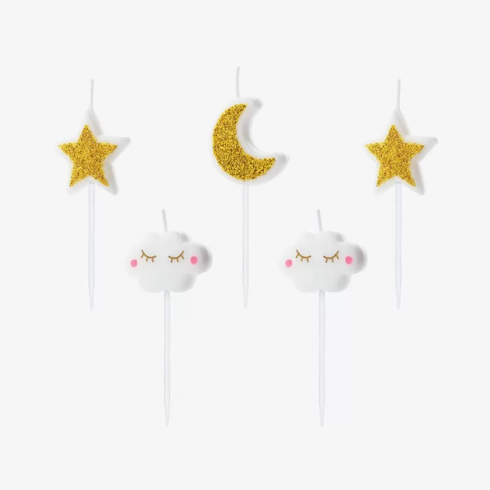 Cheap Birthday Candle: 5 Sky Candles Birthday Candles