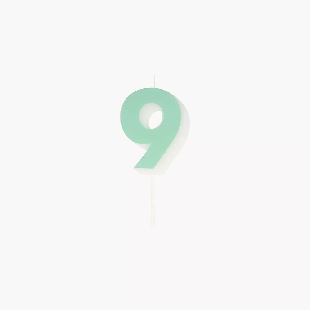 Hot Birthday Candle: Colored Number Candle Birthday Candles