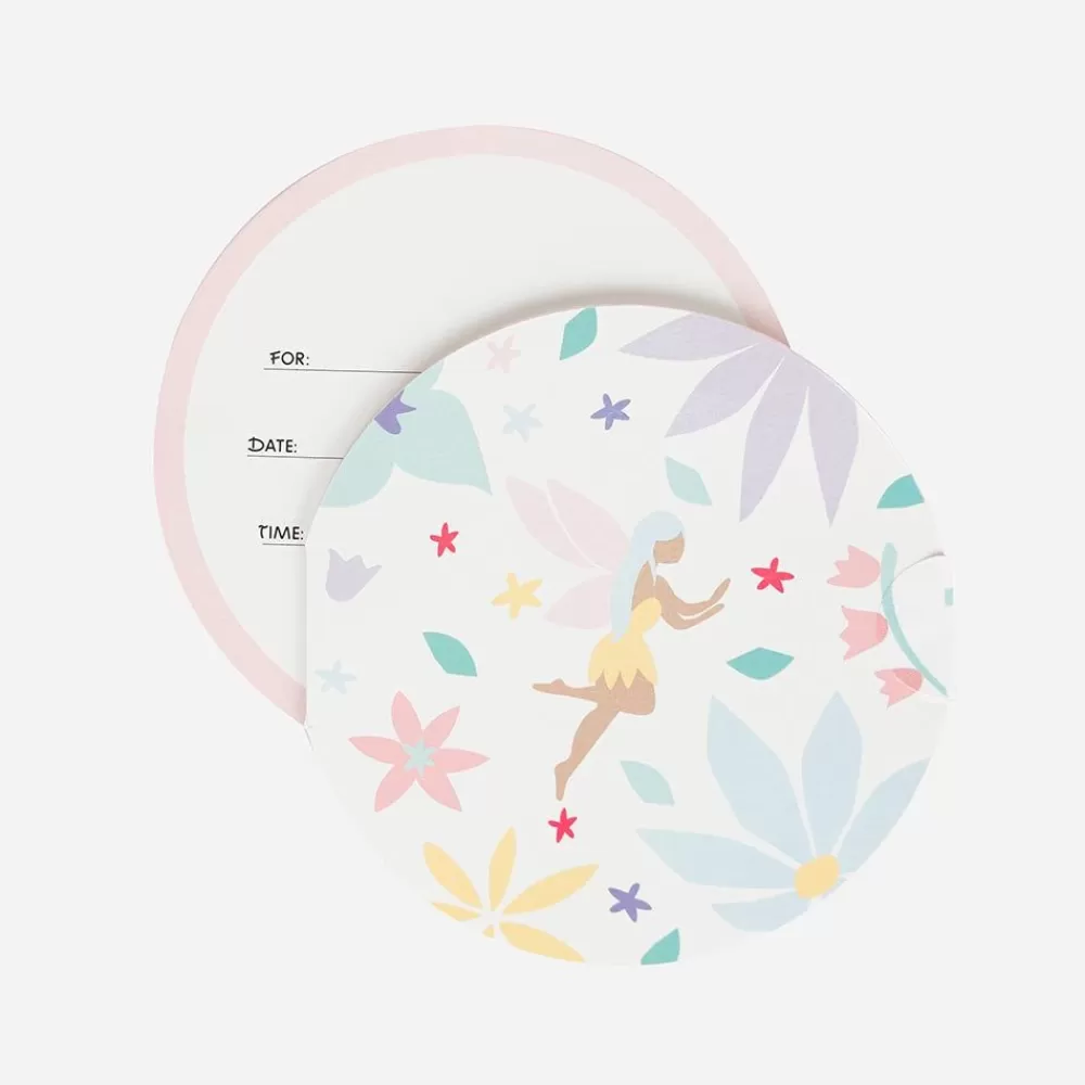 Hot Birthday Invitation: 8 Fairy Invitations Invitations