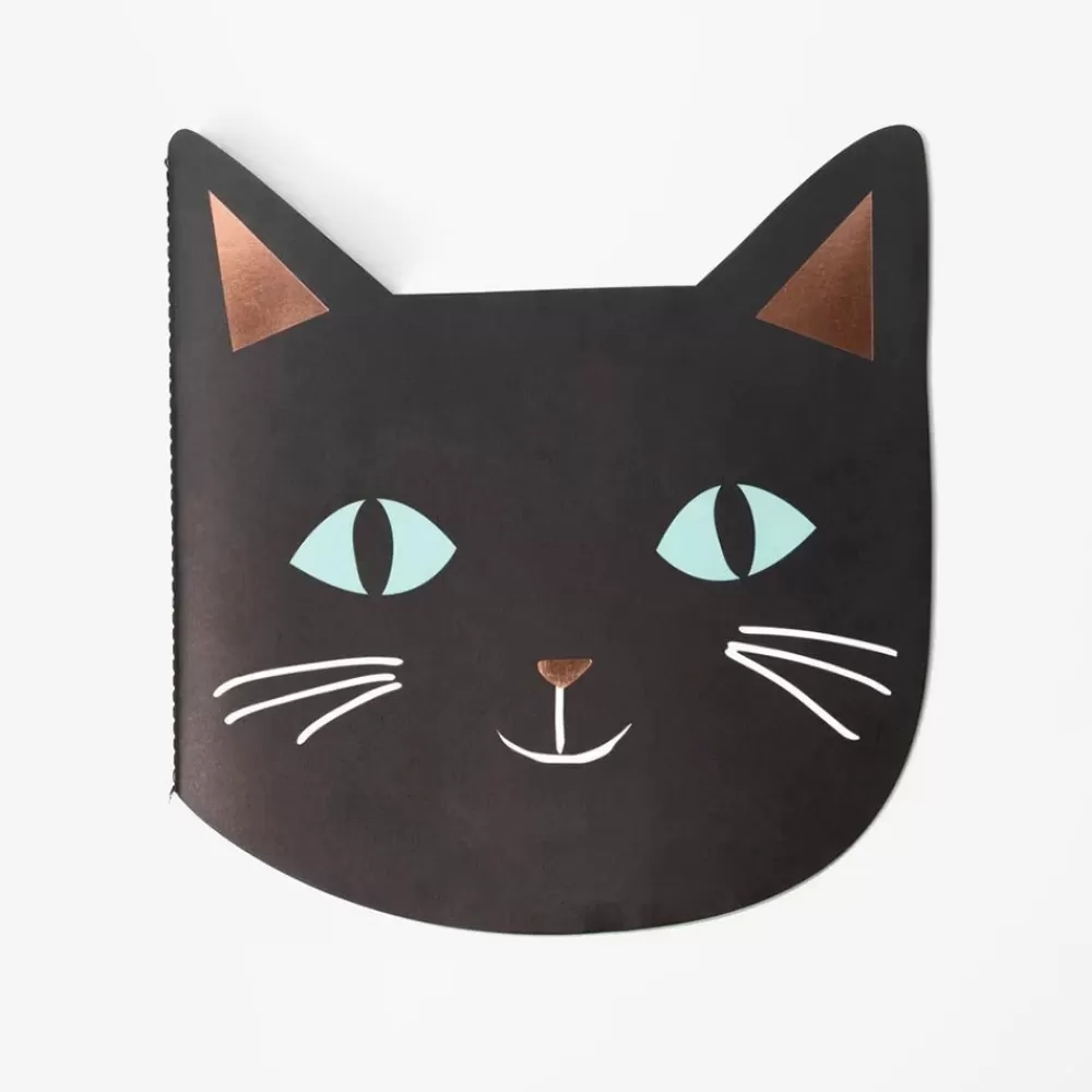 Outlet Black Cat Notebook With Coloring And Stickers Stickers And Stickers