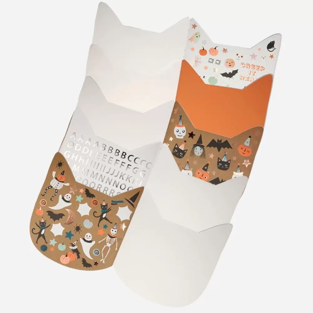 Outlet Black Cat Notebook With Coloring And Stickers Stickers And Stickers