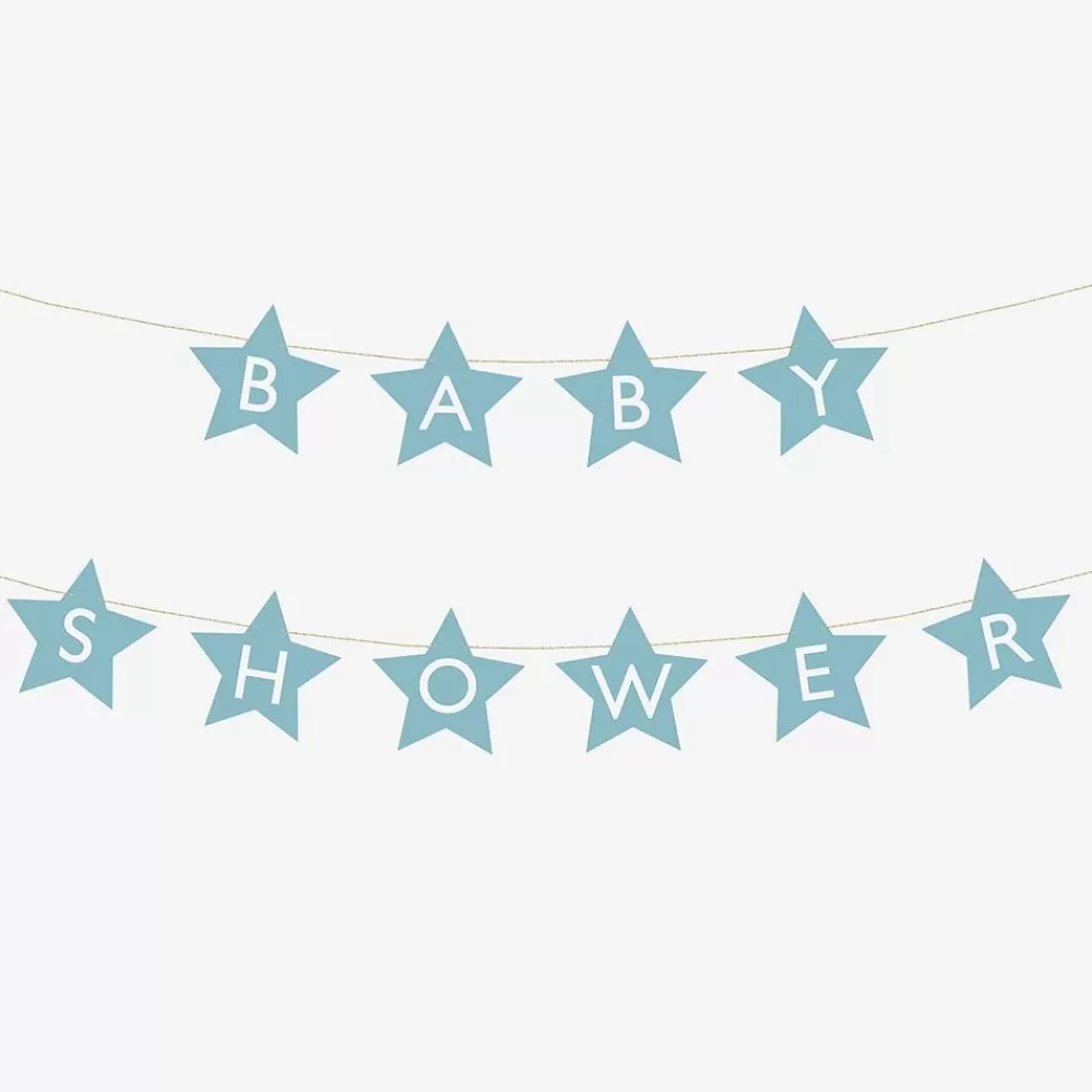 Shop Blue Star Baby Shower Garland Garlands