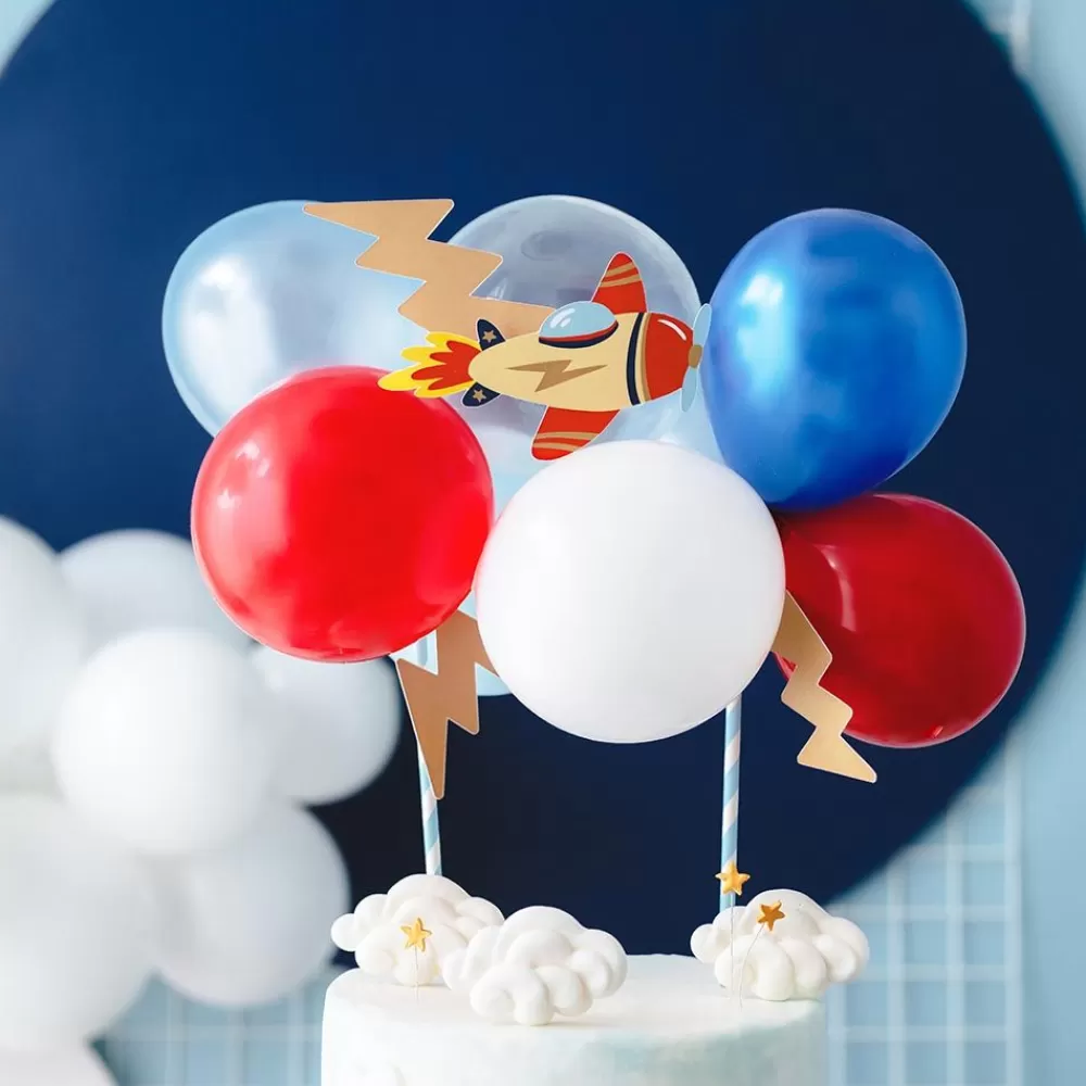 Outlet Cake Topper Balloons And Plane Cake Toppers