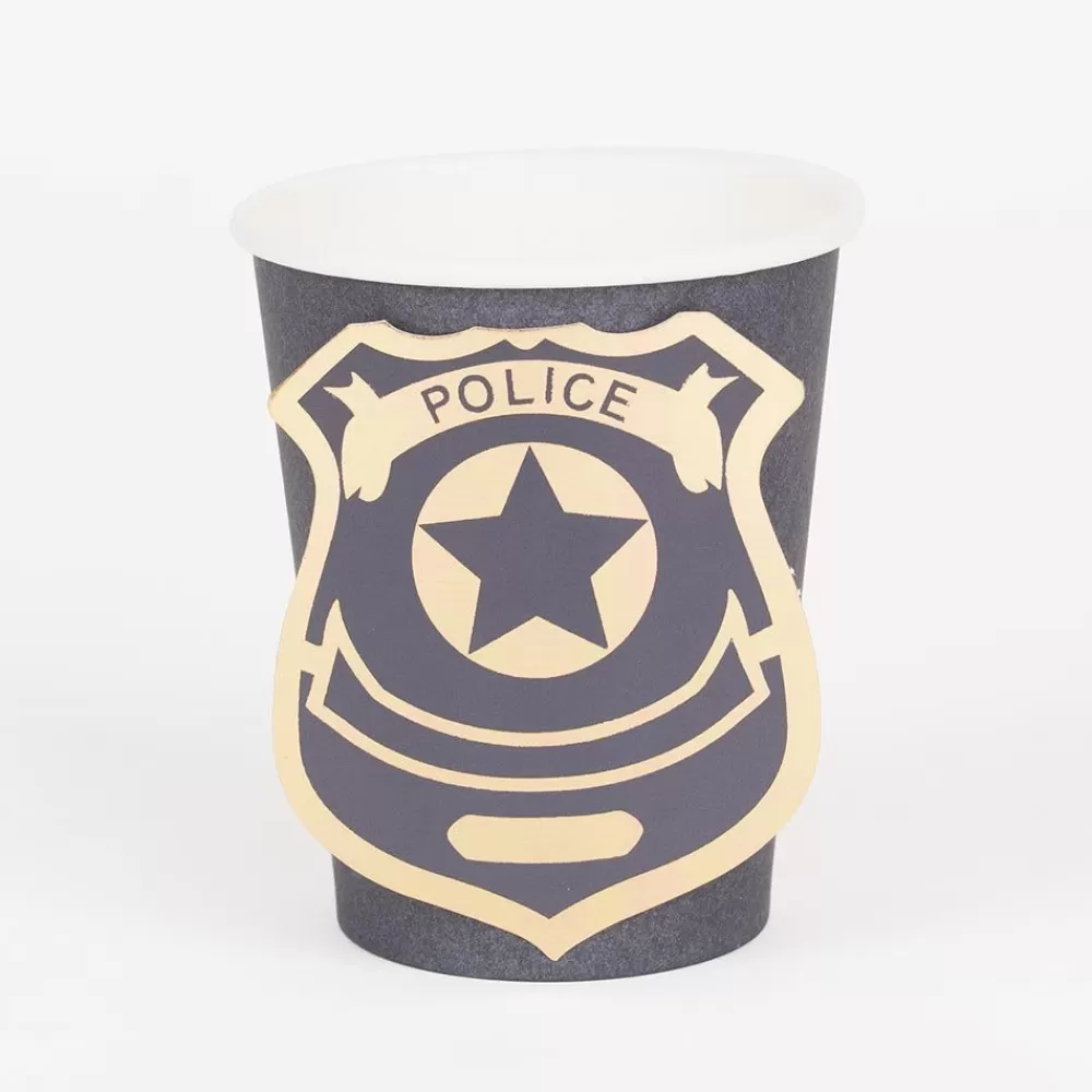 Cheap Cardboard Cup: 8 Police Cups Cups