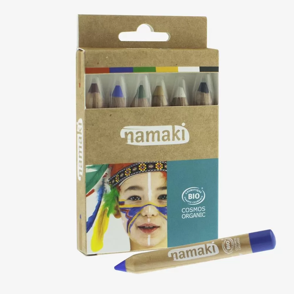 Discount Children'S Makeup: 6 Multi-Colored Makeup Pencils Makeup