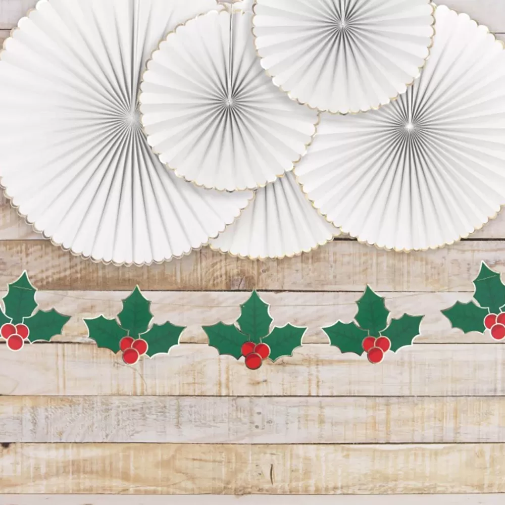 Flash Sale Christmas Holly Garland Garlands