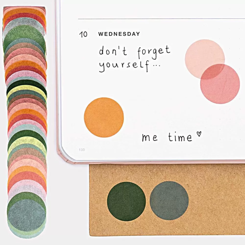 Hot Colorful Round Washi Tape Sticker Stickers And Stickers