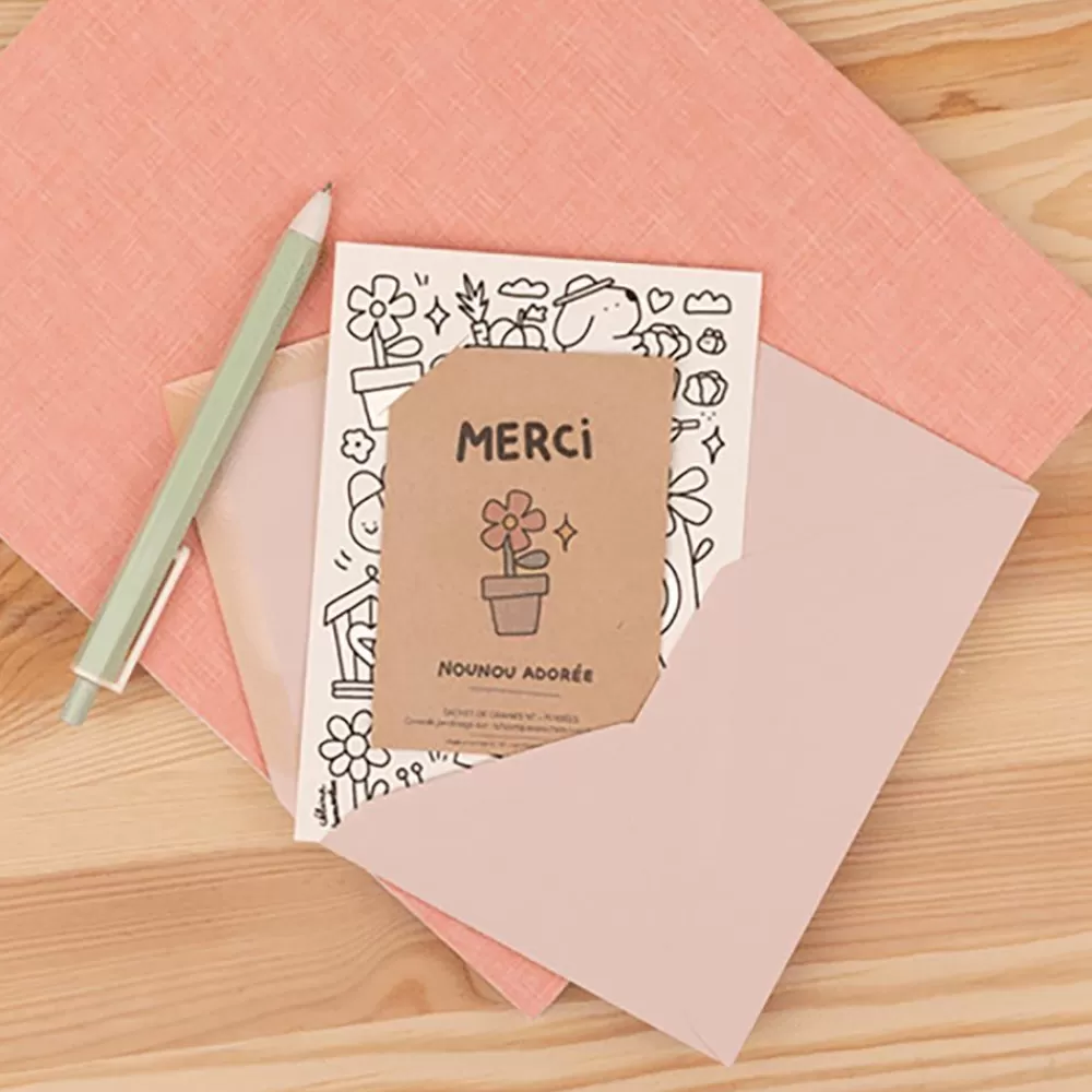 Best Sale Coloring Card And Seeds To Sow: Thank You, Beloved Nanny Greeting Cards