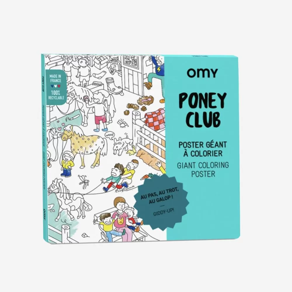 Best Sale Giant Pony Club Coloring Poster Coloring Pages