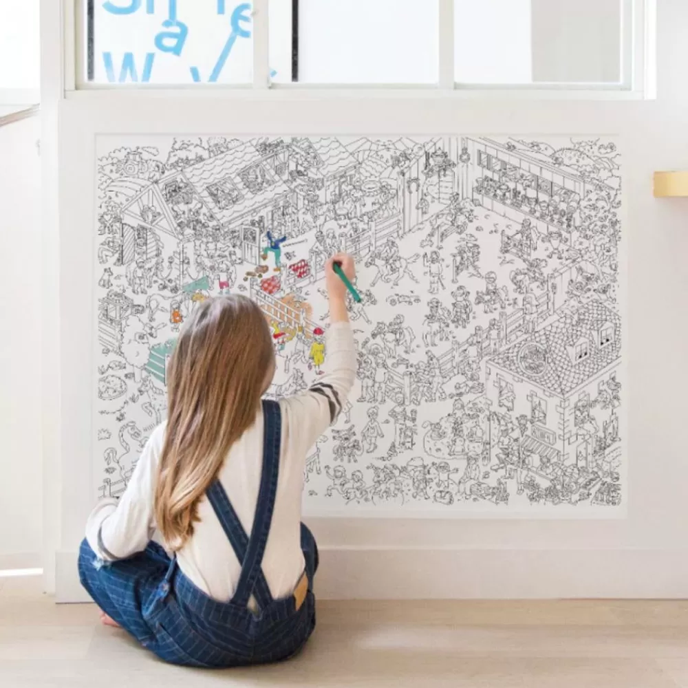 Best Sale Giant Pony Club Coloring Poster Coloring Pages