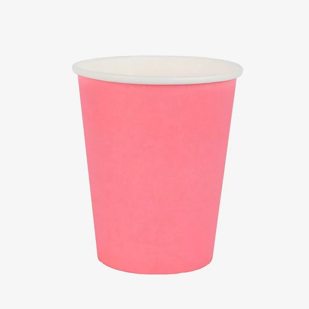 Fashion Gobelet Carton : 10 Gobelets Roses Cups