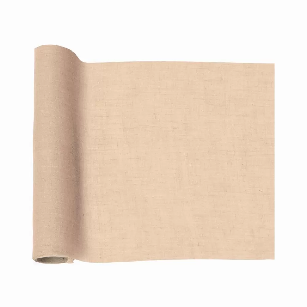 Store Hazelnut Muslin Table Runner Tablecloths & Table Runners
