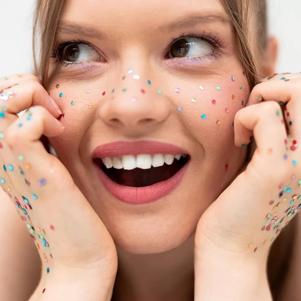 Flash Sale Multicolored Glitter Face And Body Makeup