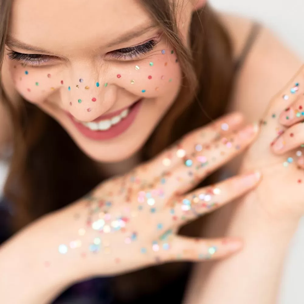 Flash Sale Multicolored Glitter Face And Body Makeup