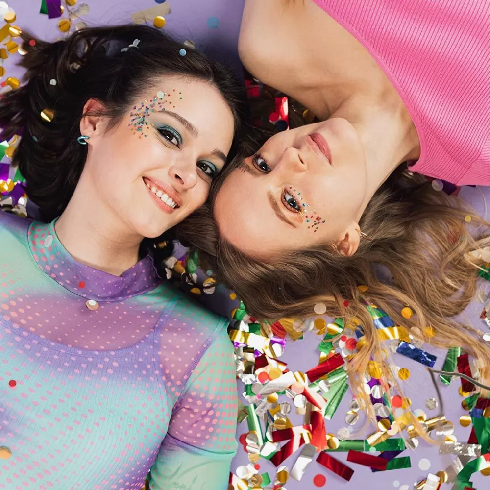 Flash Sale Multicolored Glitter Face And Body Makeup