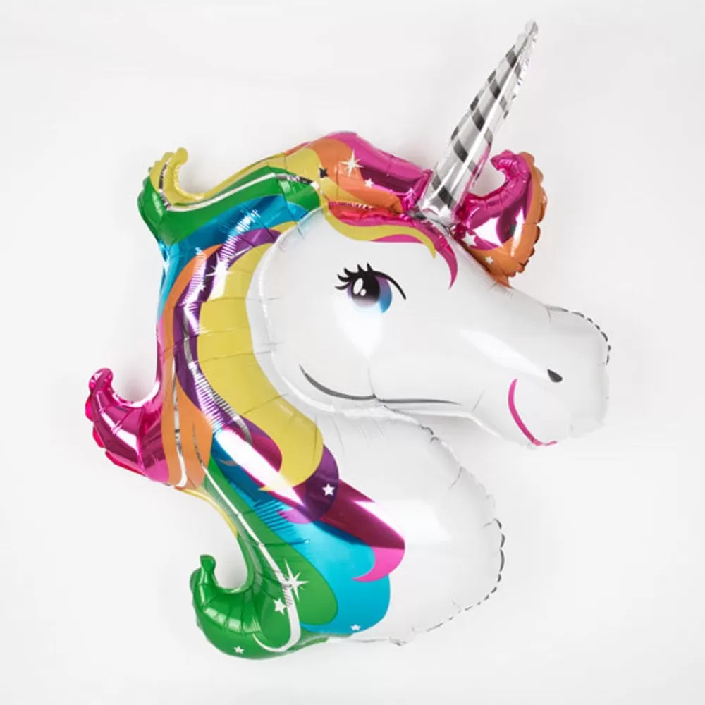 Discount Multicolored Unicorn Balloon Shaped Helium Balloons