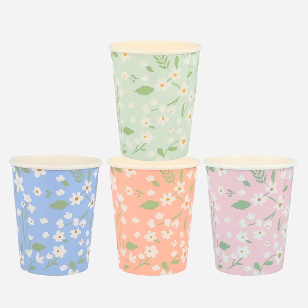 Outlet Paper Cup: 12 Flower Cups Cups