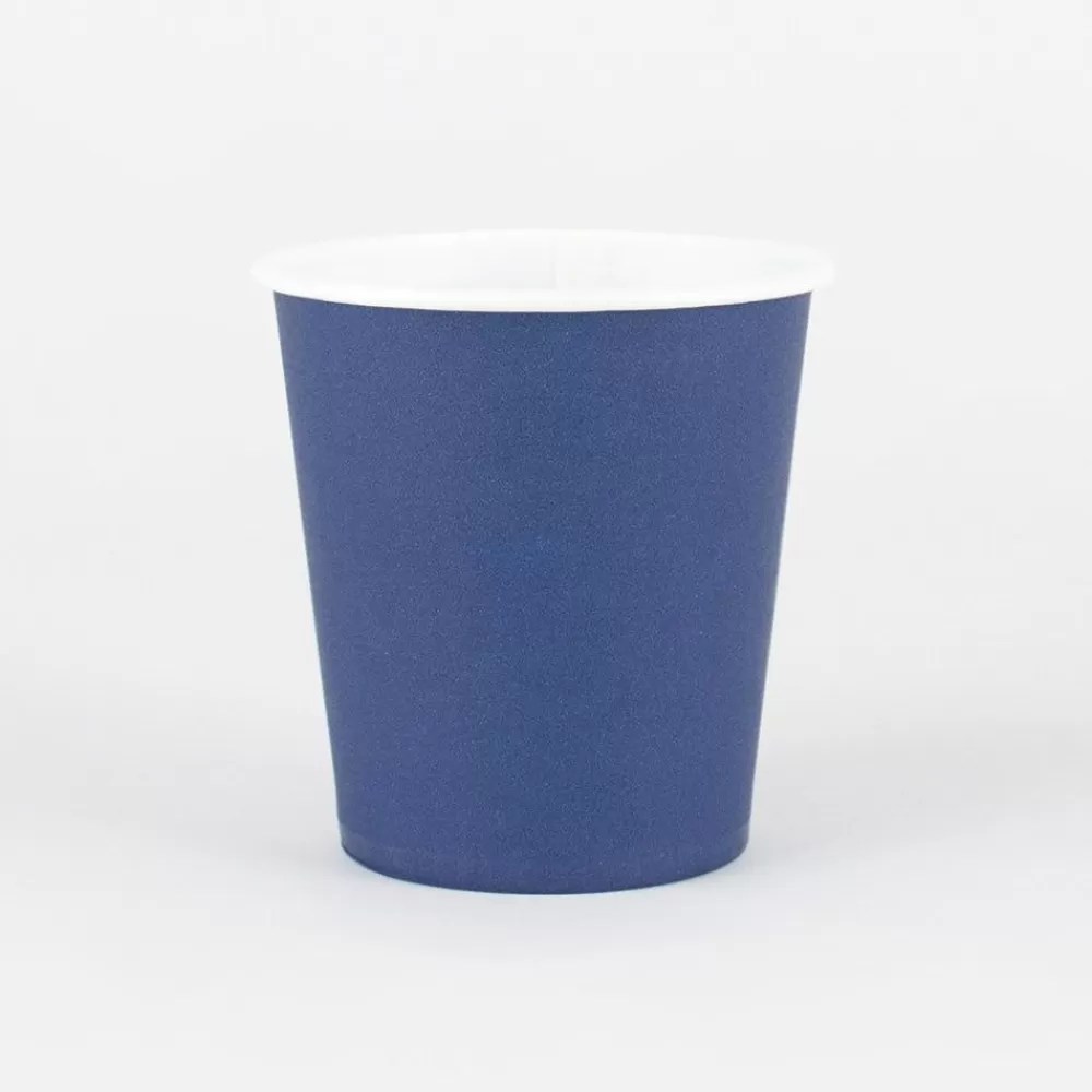 New Paper Cup: 25 Navy Blue Cups Cups