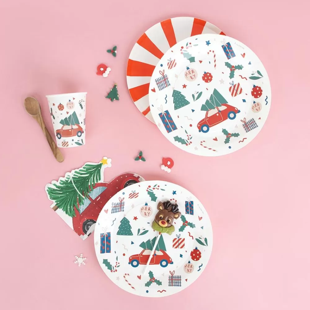 Store Paper Cup: 8 Christmas Cups Cups